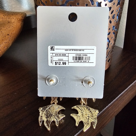 Sugarfix Baublebar Fish Go Out on a Swim Earrings New - Picture 4 of 6